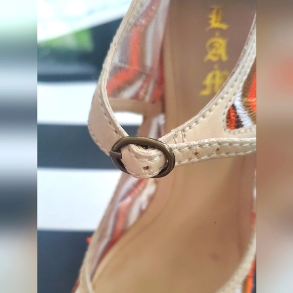 L.A.M.B SHOES designer Gwen Stefani - heels shoes -platform-mesh pattern- - Picture 7 of 10